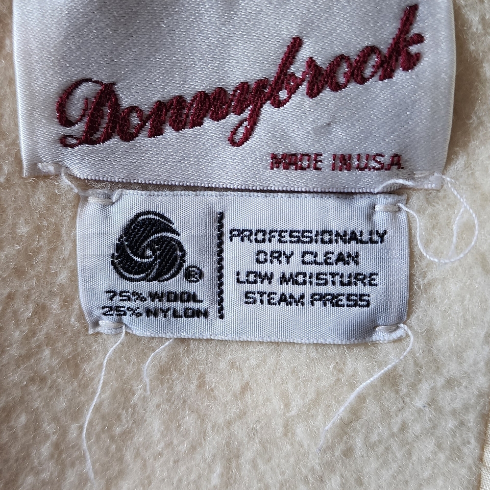 Donnybrook Women's Elegant Cream Wool Blend Trench Coat